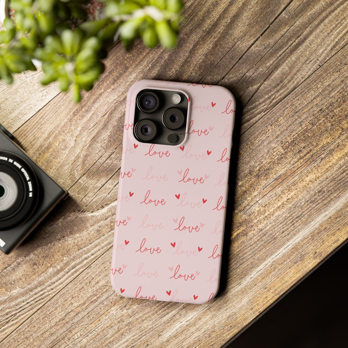Love Silk Slim iPhone Case