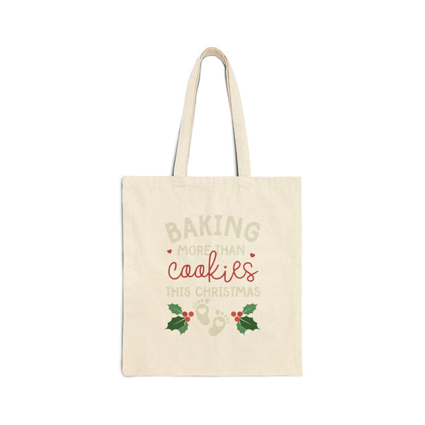 Baking More Than Cookies Cotton Canvas Tote Bag