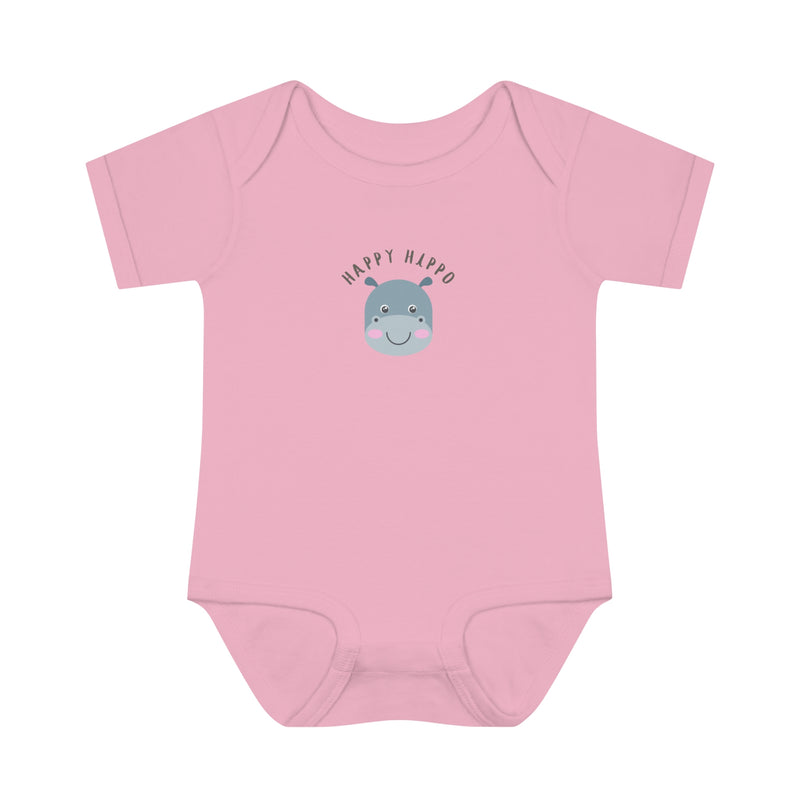 Happy Hippo Baby Bodysuit