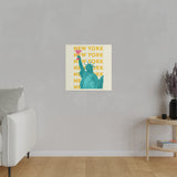 Liberty Toast Matte Canvas, Stretched