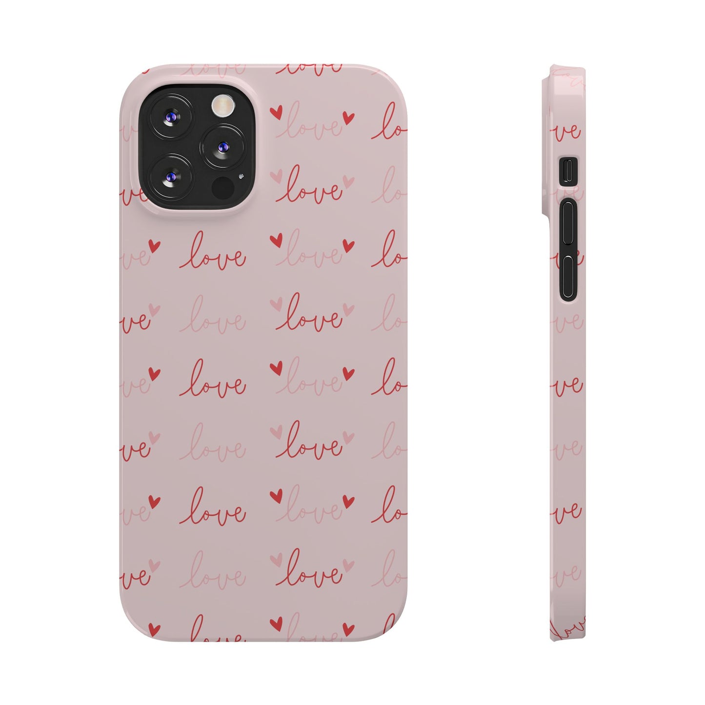 Love Silk Slim iPhone Case