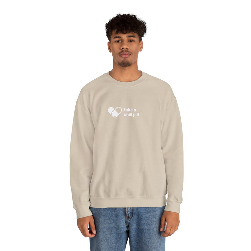 Take a Chill Pill Heavy Blend™ Crewneck Sweatshirt