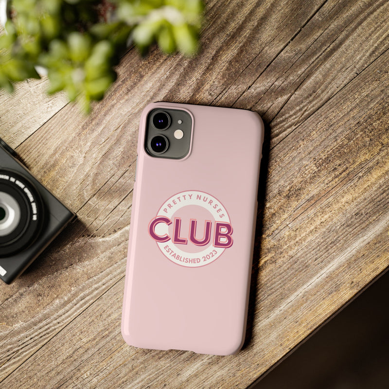 Pretty Nurse Club Est Slim iPhone Case