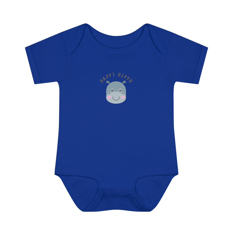 Happy Hippo Baby Bodysuit