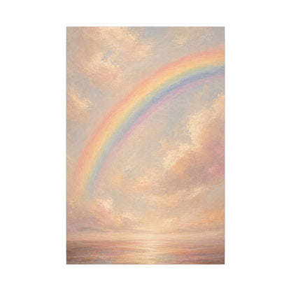 Rainbow Horizon Canvas Print — Matte Stretched Canvas