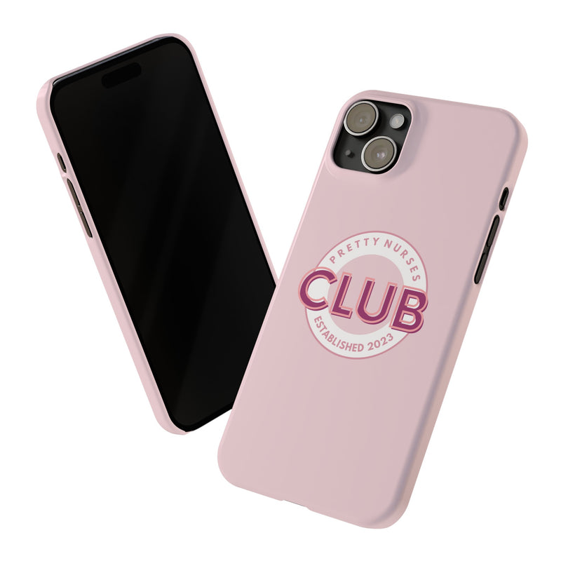 Pretty Nurse Club Est Slim iPhone Case