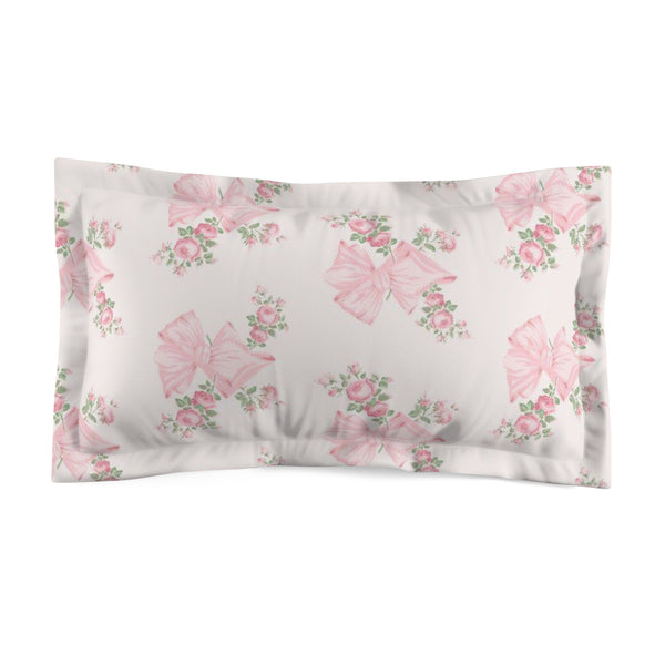 Rosa Beaux Pink Microfiber Pillow Sham