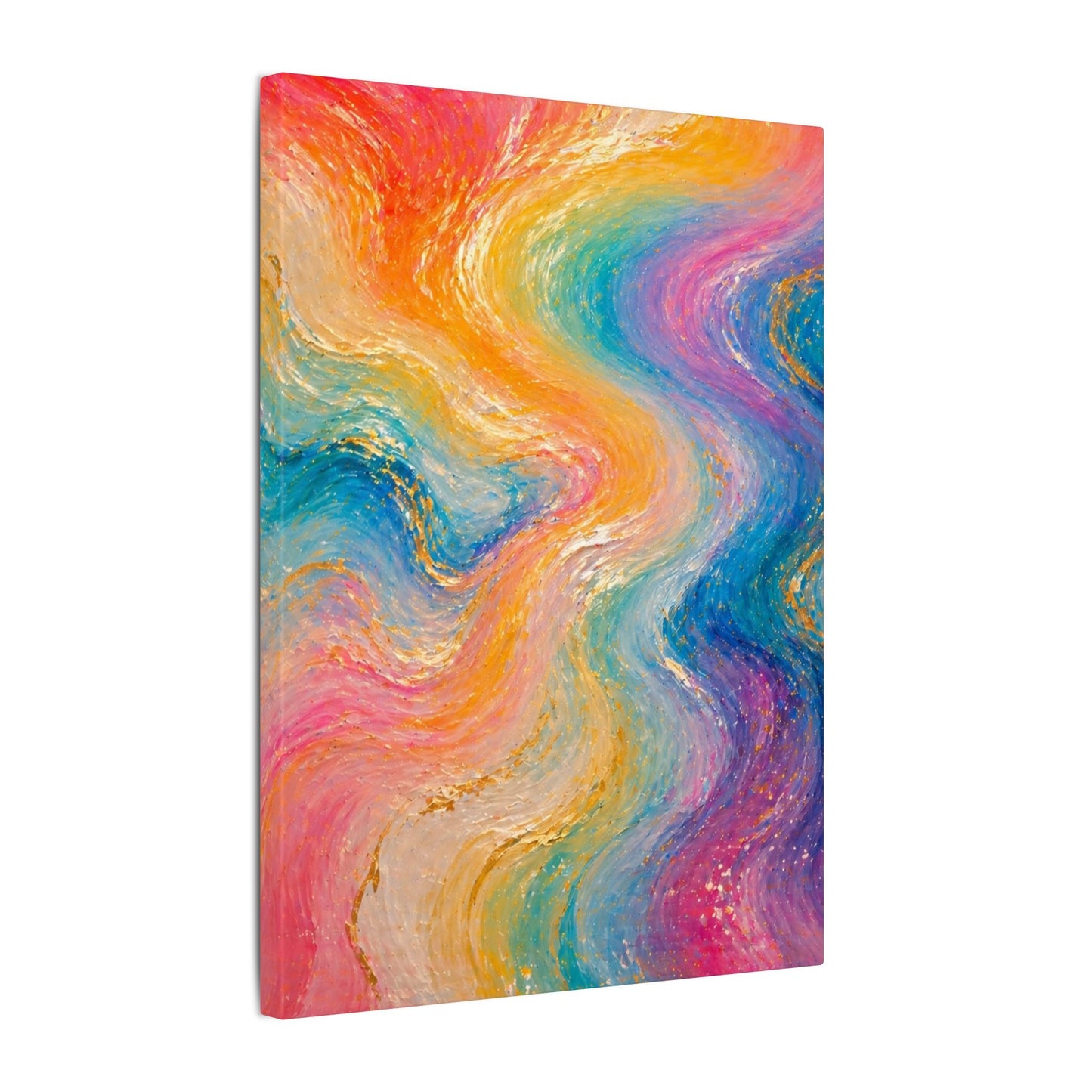 Rainbow Wave — Matte Canvas Wall Art