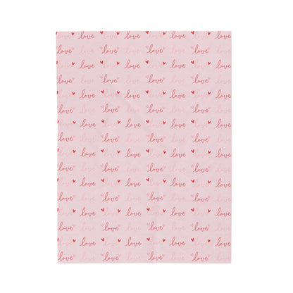 Love Silk Velveteen Plush Blanket