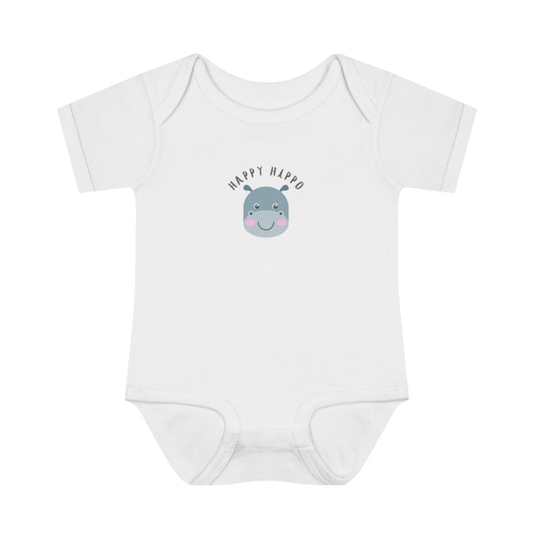 Happy Hippo Baby Bodysuit