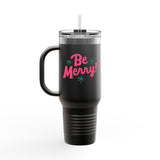 Be Merry Insulated Travel Mug, 40oz