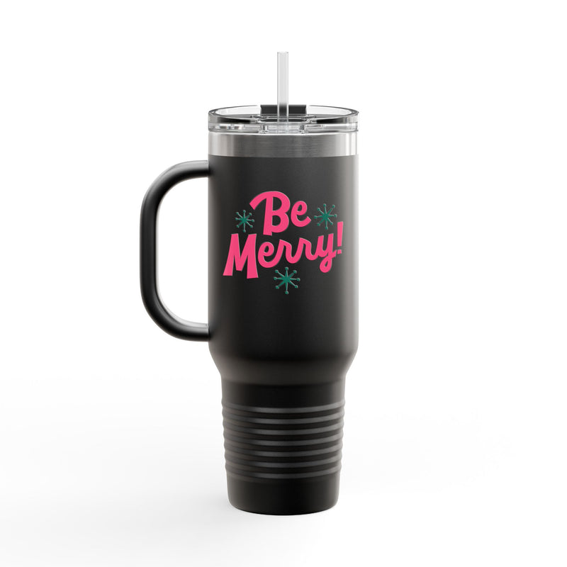 Be Merry Insulated Travel Mug, 40oz