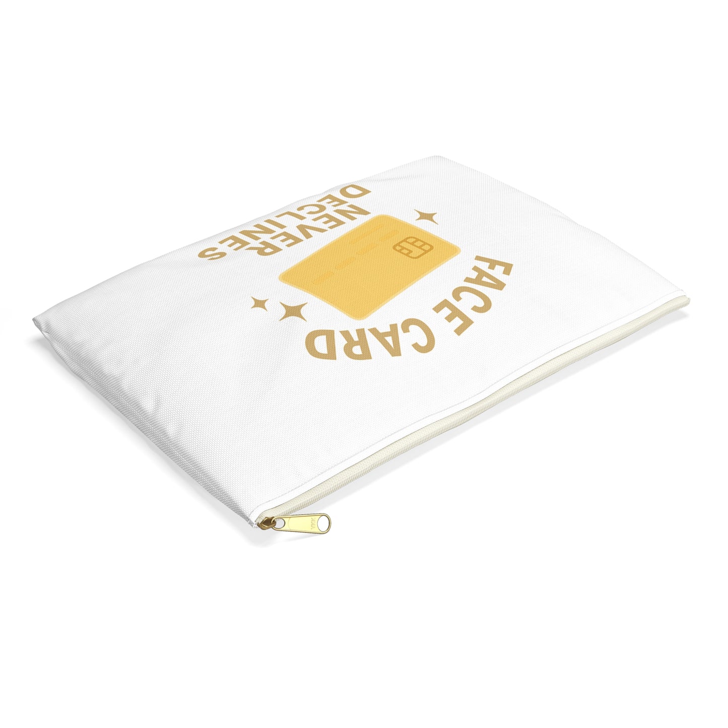 Face Card Never Declines Accessory Pouch
