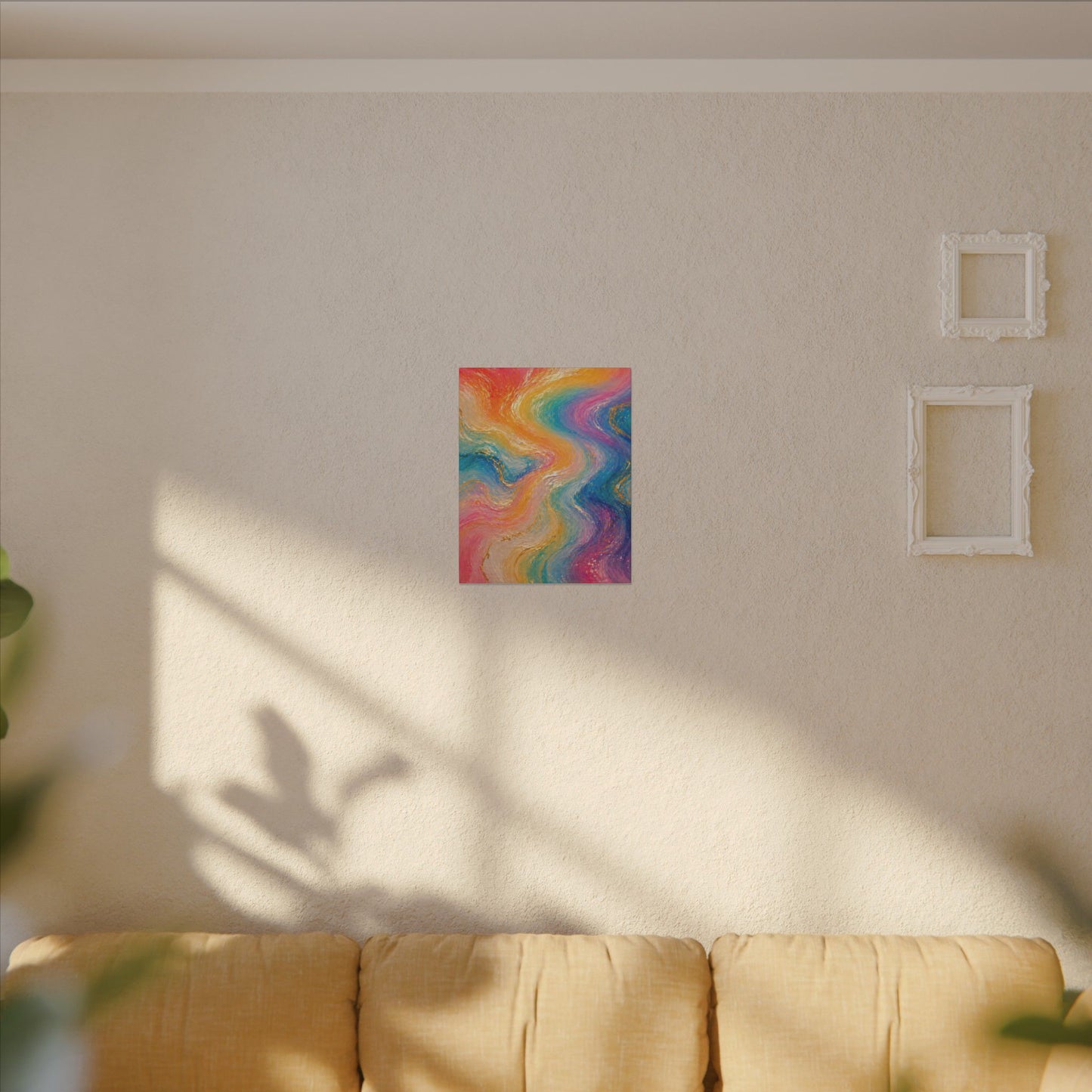 Rainbow Wave — Matte Canvas Wall Art