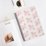 Rosa Beaux Pink Spiral Notebook - Ruled Line