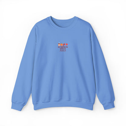 Pumpkin Spice Addict Embroidered Crewneck Sweatshirt