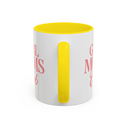 Girl Moms Club Accent Coffee Mug — 11/15oz