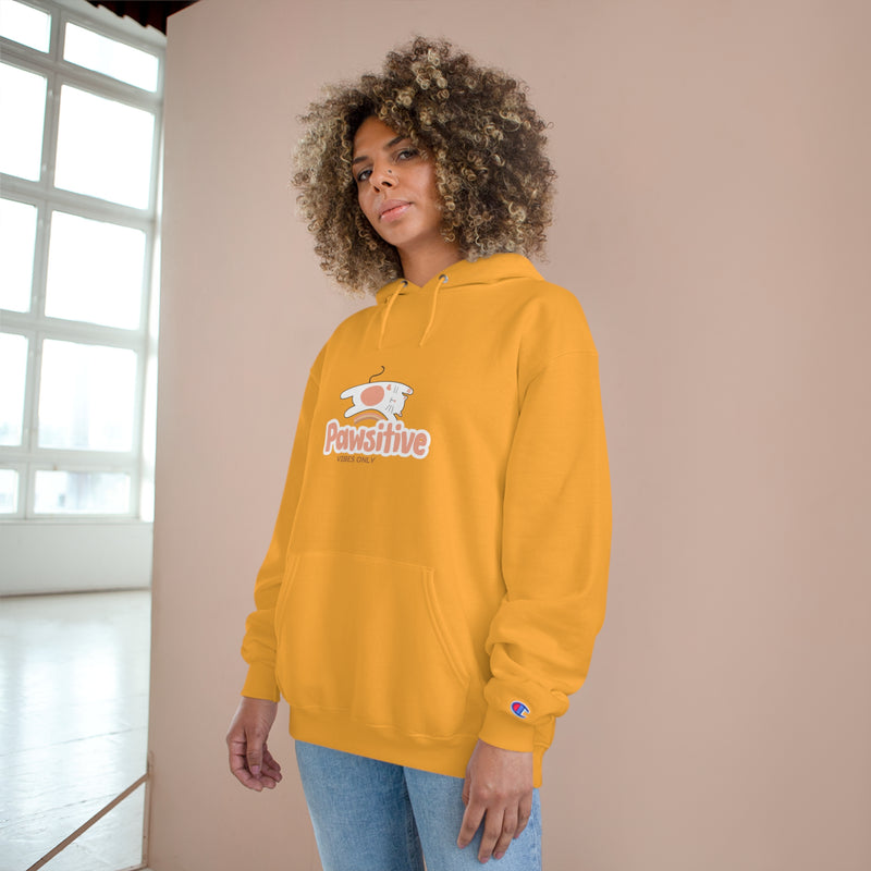 Pawsitive Vibes Only Champion Hoodie