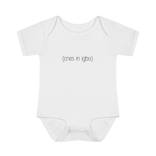 Cries in Igbo Baby Bodysuit