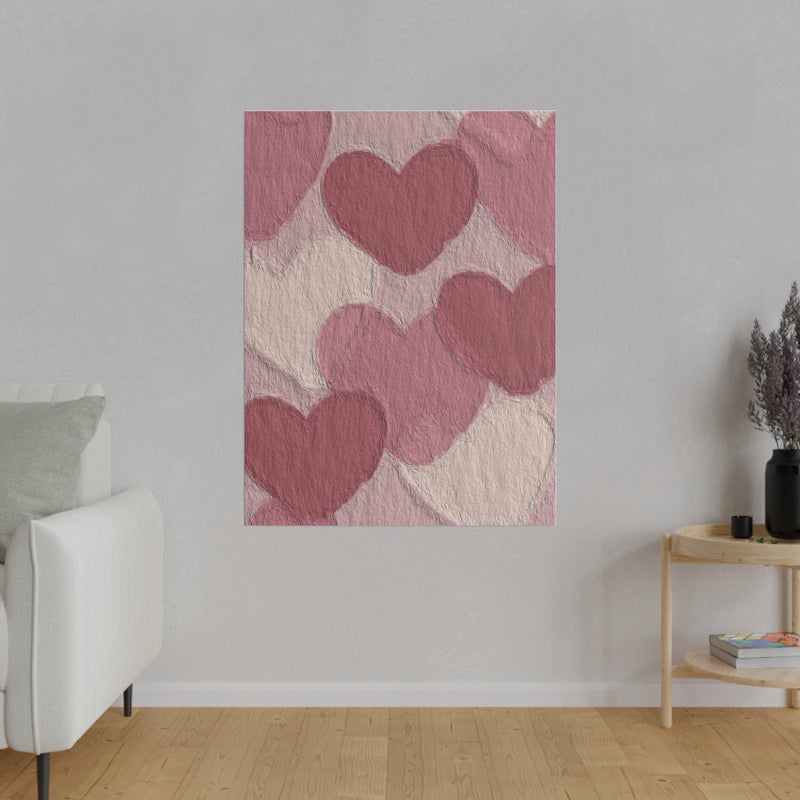 Love in the Air Matte Canvas, Stretched