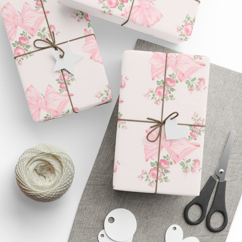 Rosa Beaux Pink Wrapping Papers