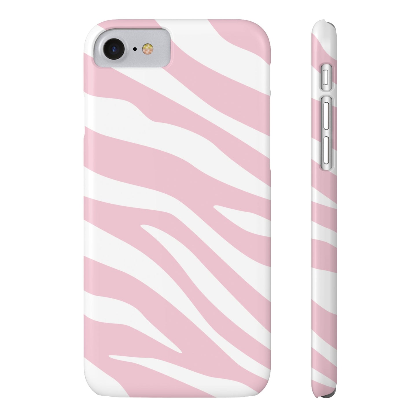 Pink Zebra Slim iPhone Case