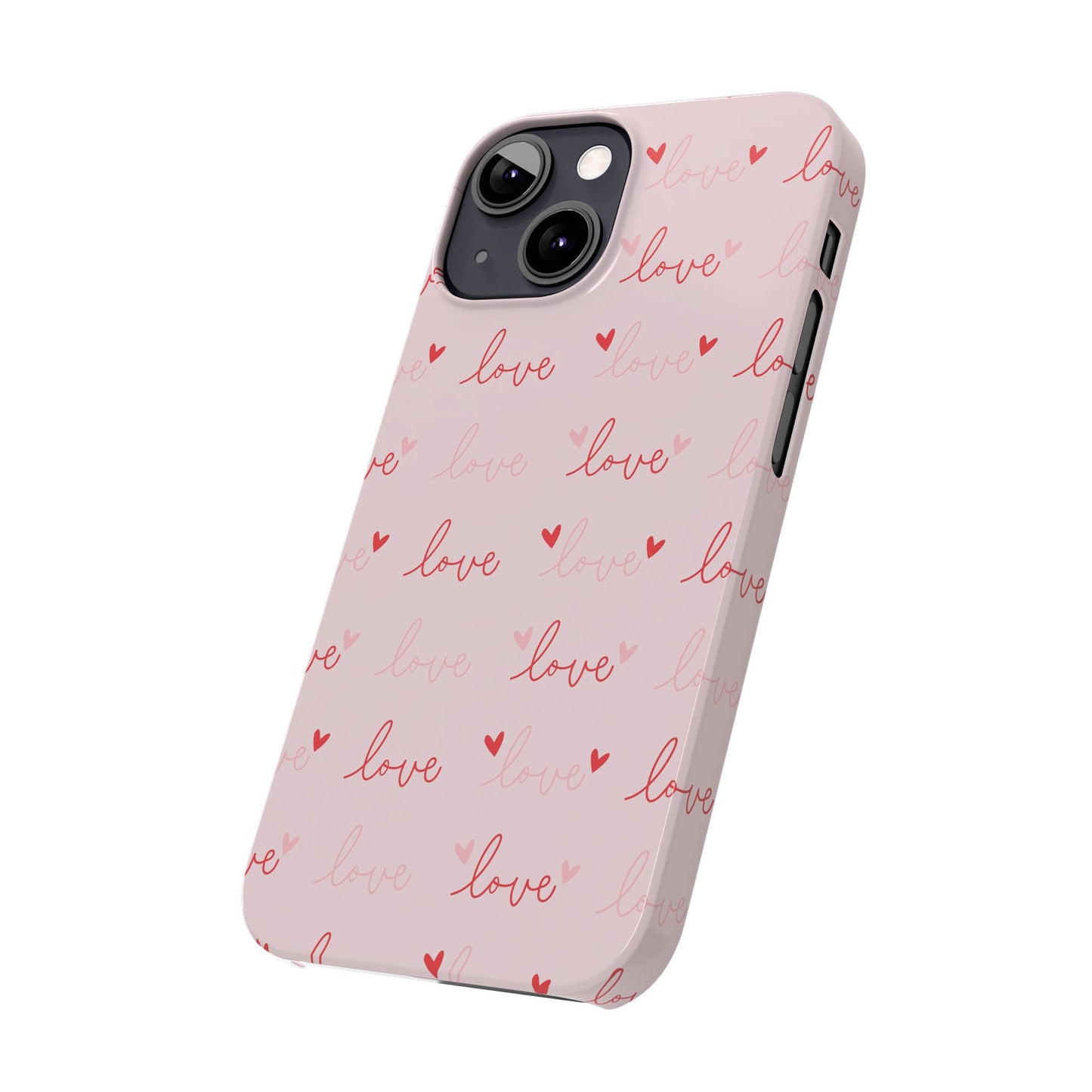 Love Silk Slim iPhone Case