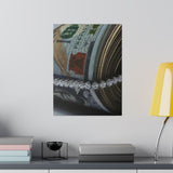 Money Band Matte Canvas, Stretched