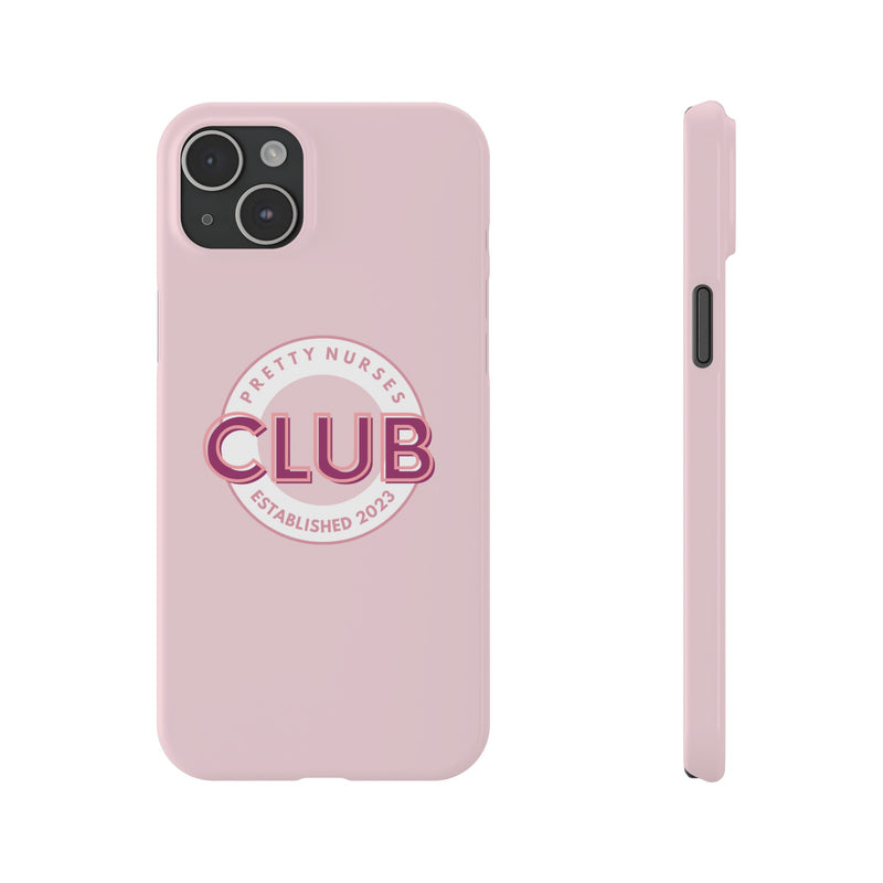 Pretty Nurse Club Est Slim iPhone Case