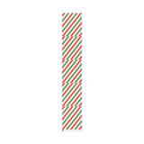 Red and Green Striped Wrapping Papers