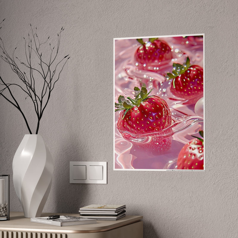 Strawberry Pools Gloss Poster