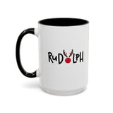 Rudolf Reindeer Accent Coffee Mug (11, 15oz)