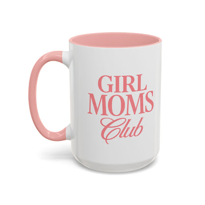 Girl Moms Club Accent Coffee Mug — 11/15oz