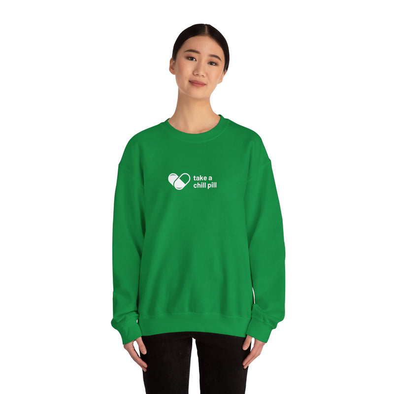 Take a Chill Pill Heavy Blend™ Crewneck Sweatshirt