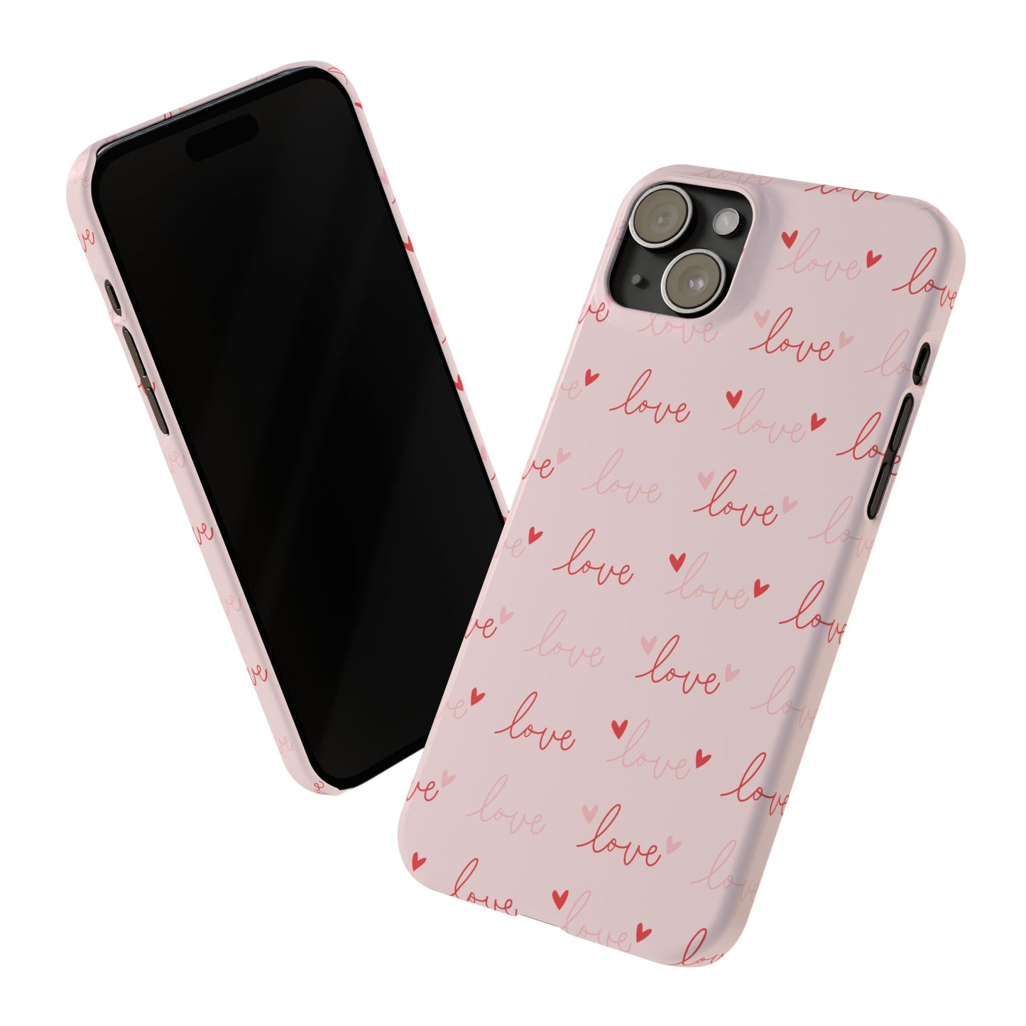 Love Silk Slim iPhone Case