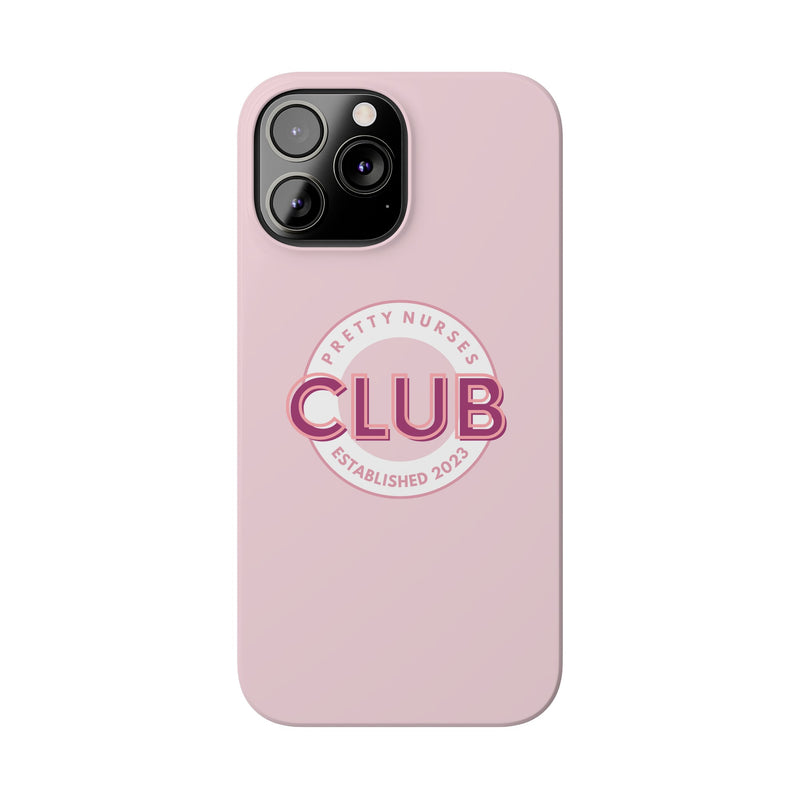 Pretty Nurse Club Est Slim iPhone Case