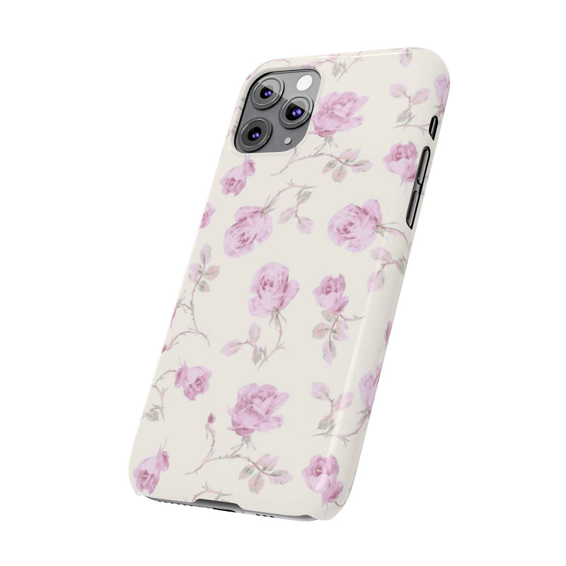 Lavender Rose Slim iPhone Case