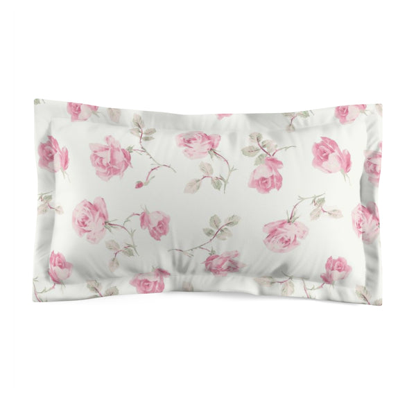 Blushing Rose Microfiber Pillow Sham