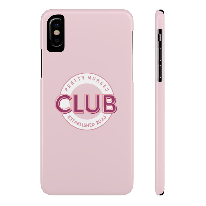 Pretty Nurse Club Est Slim iPhone Case