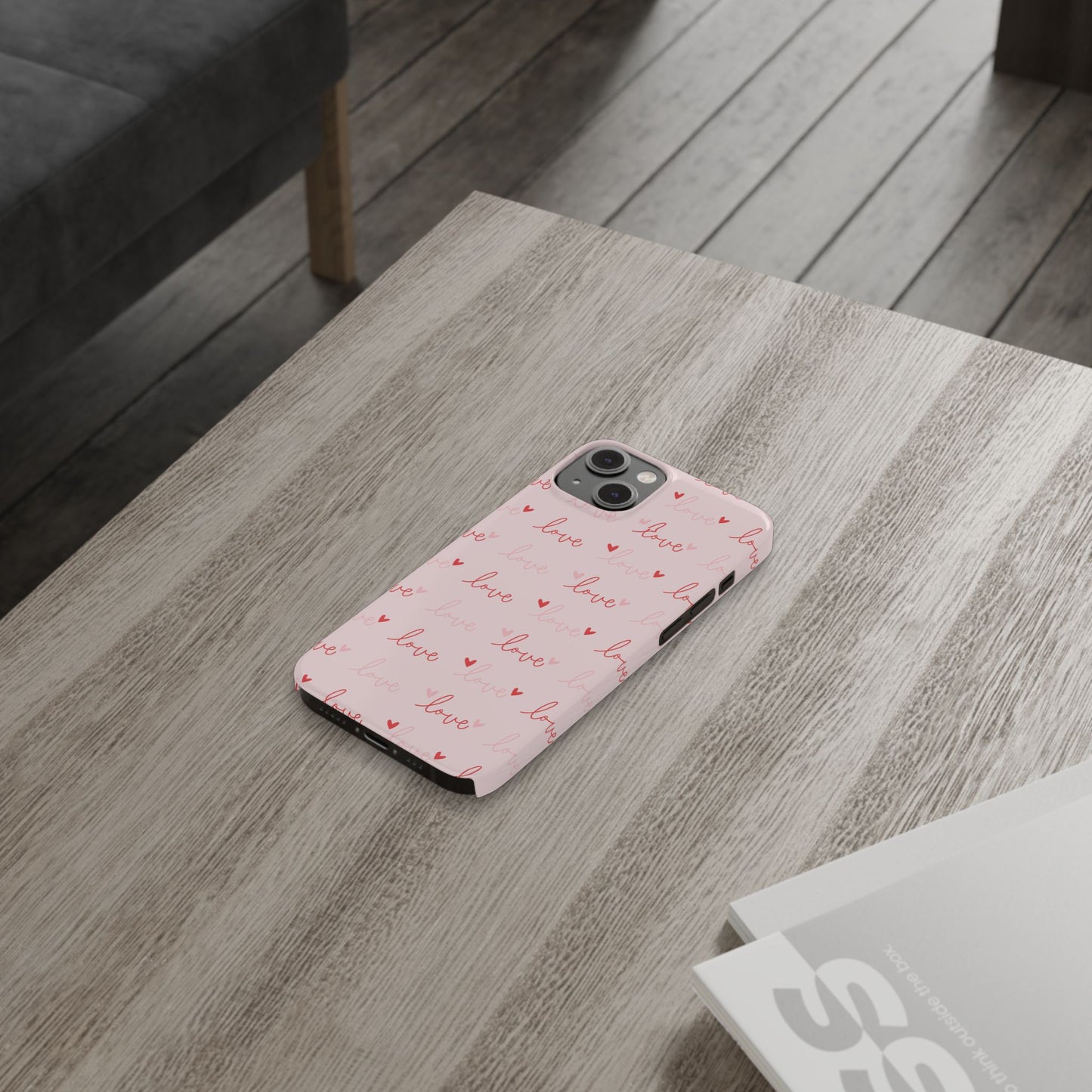 Love Silk Slim iPhone Case
