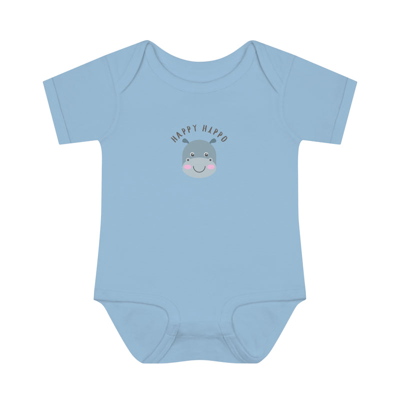 Happy Hippo Baby Bodysuit