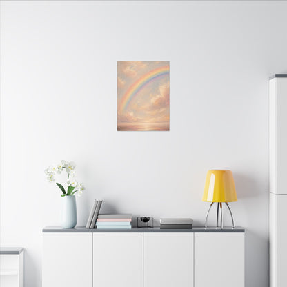 Rainbow Horizon Canvas Print — Matte Stretched Canvas