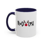 Rudolf Reindeer Accent Coffee Mug (11, 15oz)