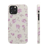 Lavender Rose Slim iPhone Case