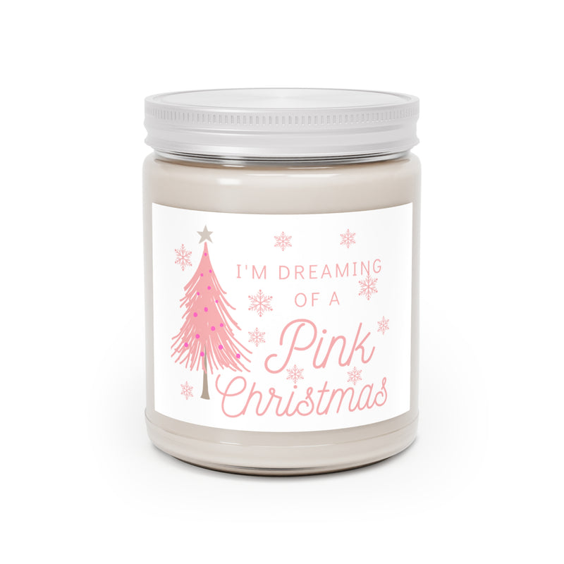 Dreaming of a Pink Christmas Scented Candles, 9oz