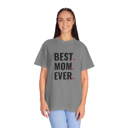 Best Mom Ever Hearts Oversized T-shirt