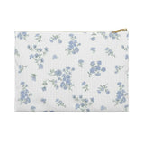 Blue Petals Accessory Pouch