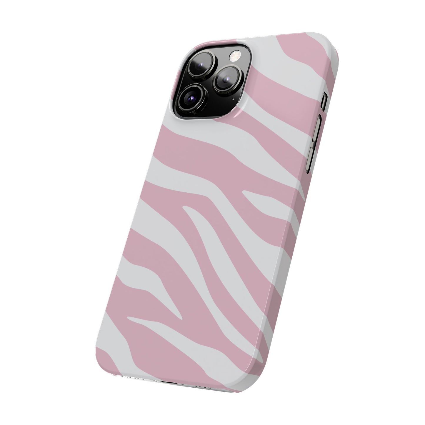 Pink Zebra Slim iPhone Case