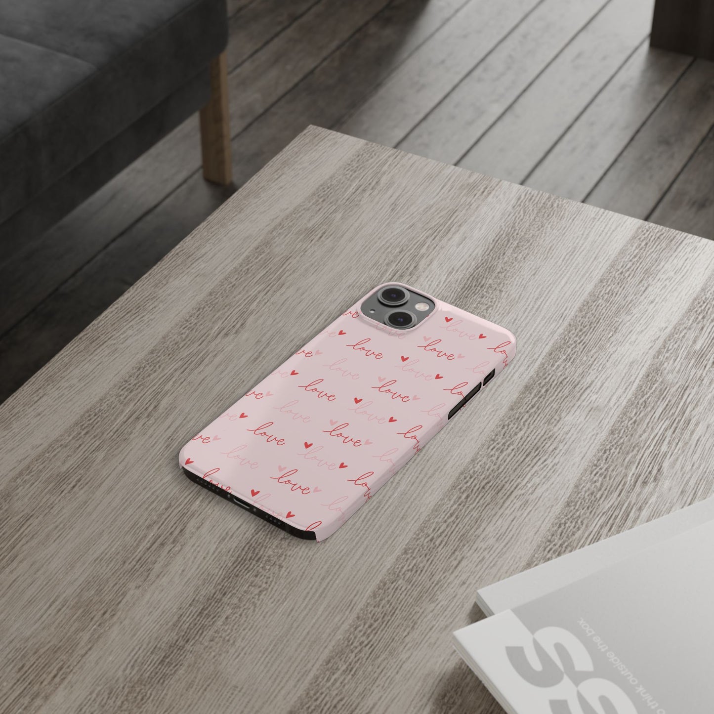 Love Silk Slim iPhone Case