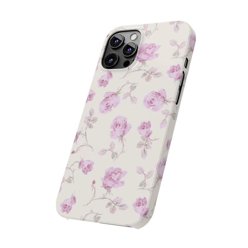 Lavender Rose Slim iPhone Case